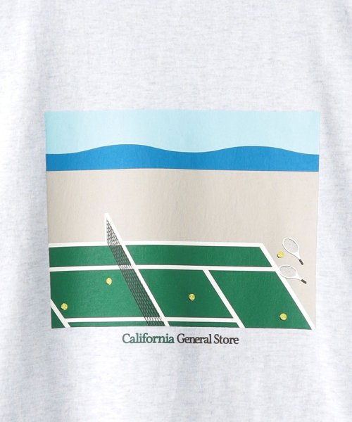 California General Store(カリフォルニア ジェネラルストア)/＜CGS.＞ オーガニックコットン テニスコート ロングスリーブ カットソー/img10