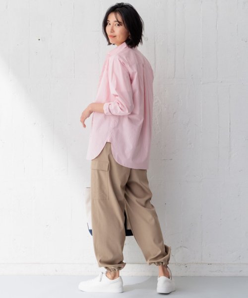 NIJYUSANKU（SMALL SIZE）(23区（小さいサイズ）)/【Oggi4月号掲載/洗える】CANCLINI ベーシック シャツ/img24