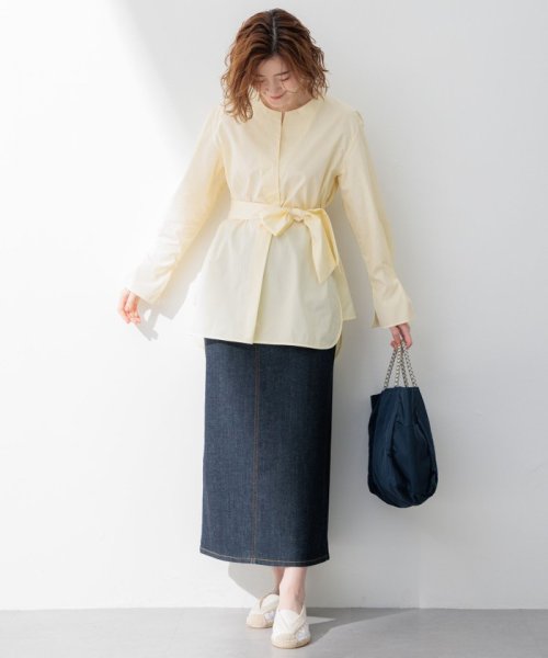 NIJYUSANKU（SMALL SIZE）(23区（小さいサイズ）)/【Oggi4月号掲載/杏さん着用】CANCLINI スキッパーベルト付き ブラウス/img20