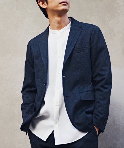 メランジ ジャージ 2B ジャケット【セットアップ着用可】 セットアップ着用可