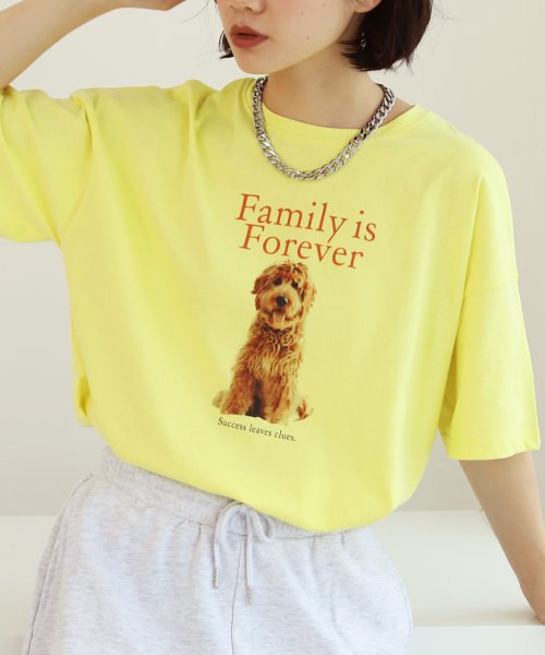 ad thie(アドティエ)/ショート丈DOGプリントTシャツ　/img08