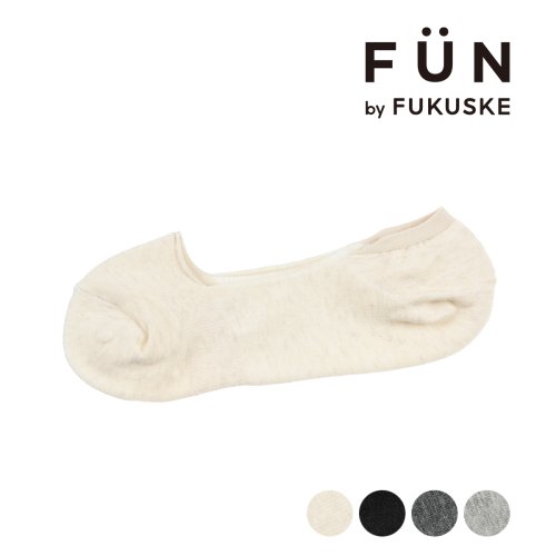 fukuske FUN(フクスケ ファン)/fukuske FUN(フクスケファン) ソックス 無地 カバーソックス 浅履き つま先かかと補強 福助 公式/img01