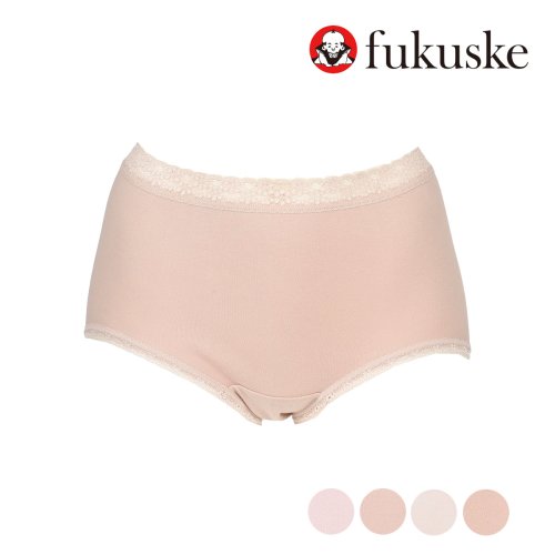 fukuske(フクスケ)/fukuske ショーツ 無地 スタンダードタイプ 深ばき 綿100% スクワラン+セラミドW保湿加工 日本製 福助 公式/img01