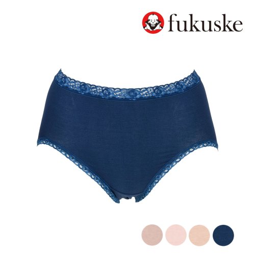fukuske(フクスケ)/Silky Beauty(シルキービューティ) ショーツ 無地 スタンダードタイプ 深ばき 日本製 福助 公式/img01