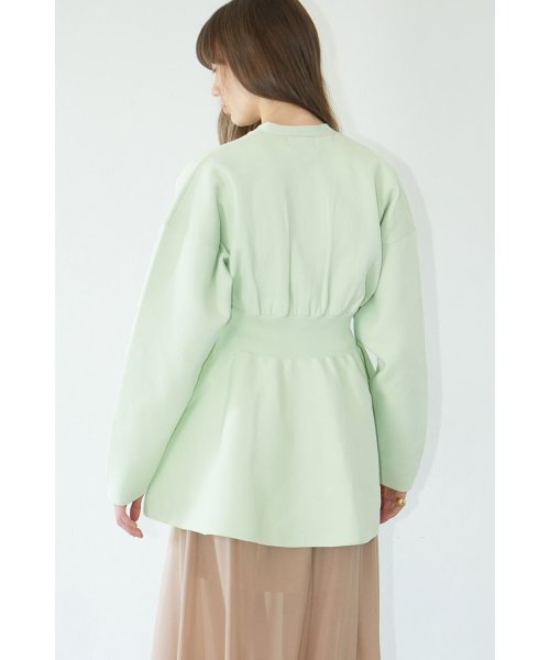 WAIST SHAPE PEPLUM CARDIGAN(505945939) | クラネ(CLANE) - MAGASEEK