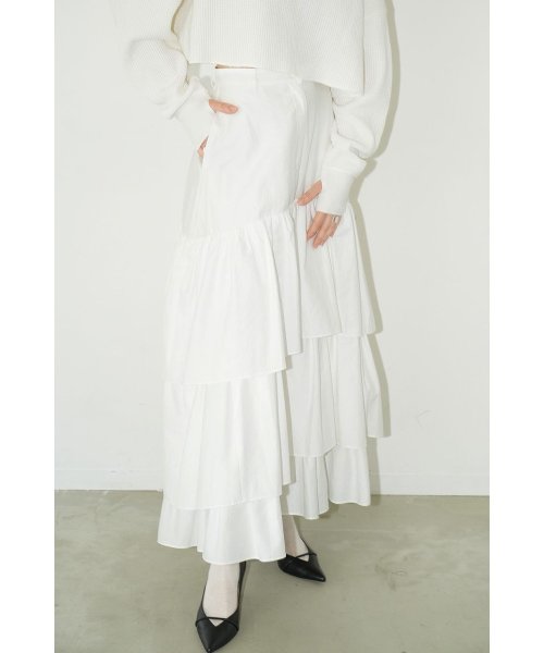 CLANE(クラネ)/VOLUME FRILL SKIRT/img04