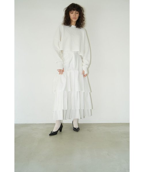 CLANE(クラネ)/VOLUME FRILL SKIRT/img08