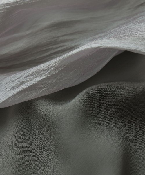 etoll. エトル ドレープデザインIラインドレス ワンピース ワンピ ドレス 長袖 オケージョン オケワンピ タイト ロング ペンシルシルエット Iライン etoll エトル