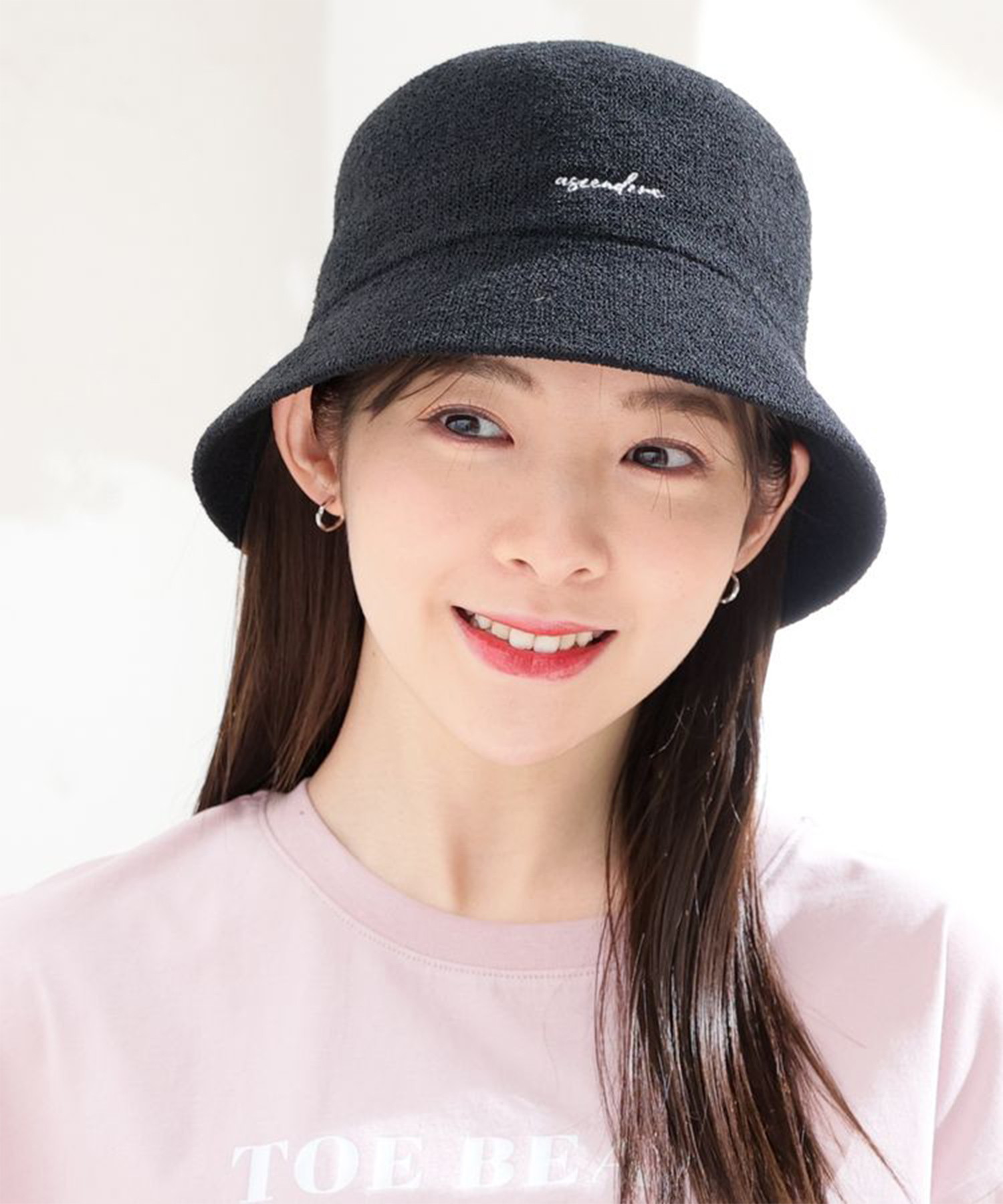 新品未使用】IRIS47 サンシェードハットブラック