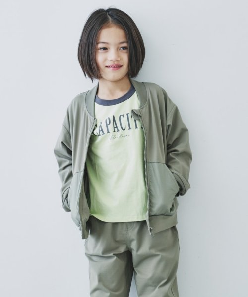 THE SHOP TK（KID）(ザ　ショップ　ティーケー（キッズ）)/【110－160】マルチファンクションZIPブルゾン/吸水速乾・UV・イージーケア/img05