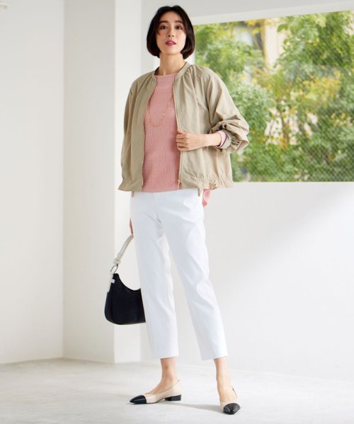 【撥水加工・UVケア・洗える】ライトグログラン ブルゾン 