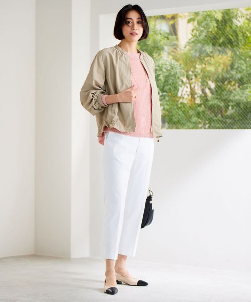 【撥水加工・UVケア・洗える】ライトグログラン ブルゾン 