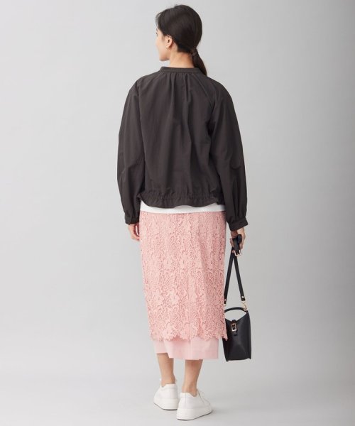 【撥水加工・UVケア・洗える】ライトグログラン ブルゾン 