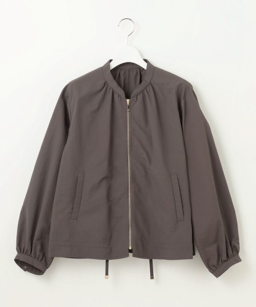【撥水加工・UVケア・洗える】ライトグログラン ブルゾン 