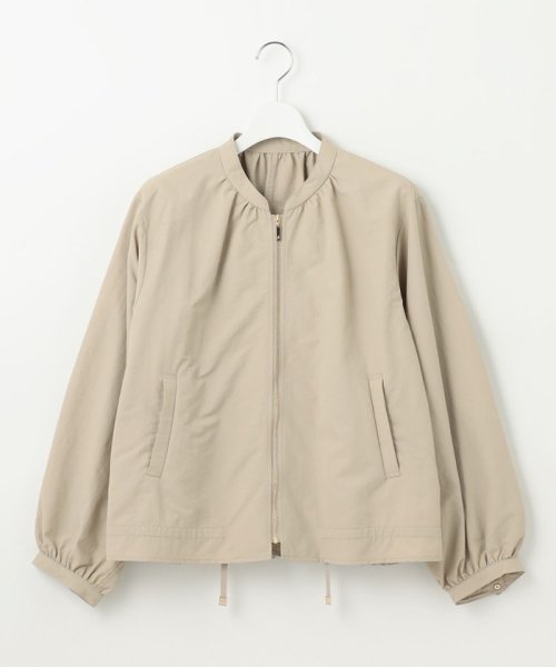 【撥水加工・UVケア・洗える】ライトグログラン ブルゾン 