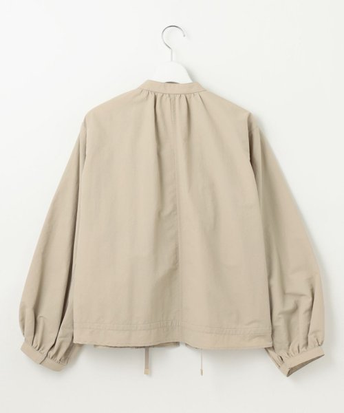 【撥水加工・UVケア・洗える】ライトグログラン ブルゾン 