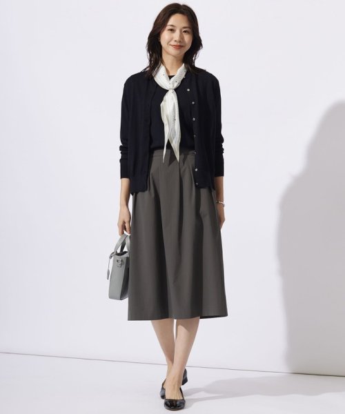 J.PRESS LADIES(J．プレス　レディス)/【洗える】BASIC HT－COTTON クルーネック カーディガン/img07