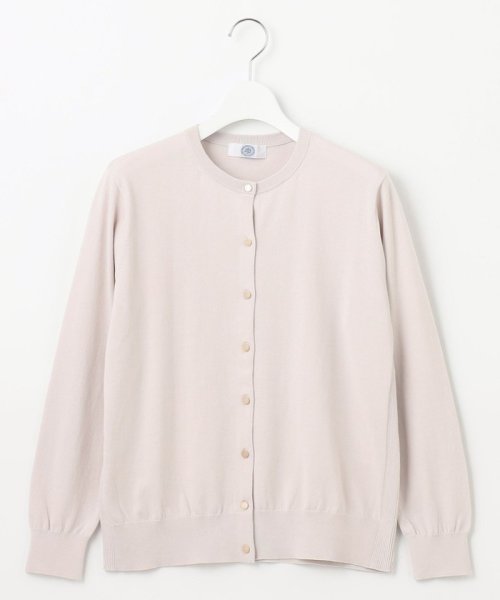 J.PRESS LADIES(J．プレス　レディス)/【洗える】BASIC HT－COTTON クルーネック カーディガン/img08