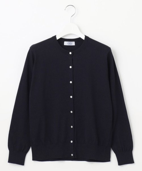 J.PRESS LADIES(J．プレス　レディス)/【洗える】BASIC HT－COTTON クルーネック カーディガン/img09