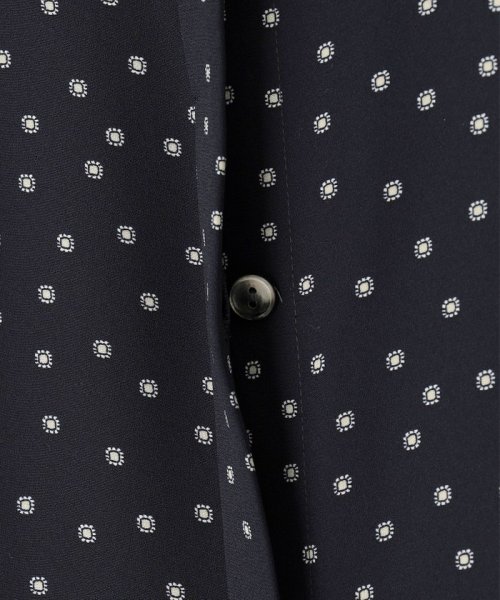 【洗える】バックサテンアムンゼン タイプリント ワンピース バックサテンアムンゼン タイプリント 品番 ブラウス