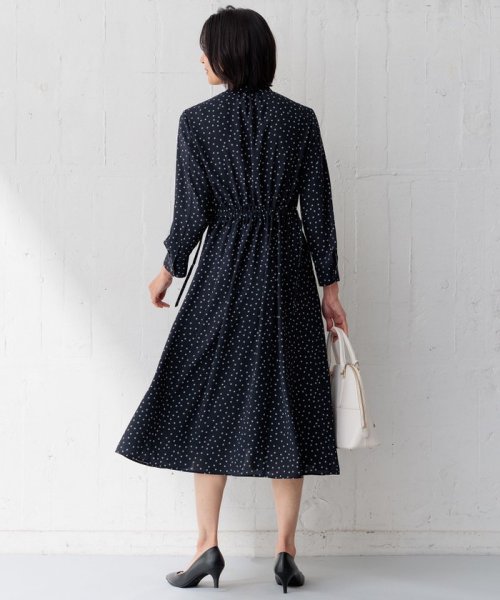 【洗える】バックサテンアムンゼン タイプリント ワンピース 【洗える】バックサテンアムンゼン ワンピース C2092894947 (15972円)