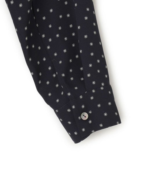 【洗える】バックサテンアムンゼン タイプリント ワンピース バックサテンアムンゼン タイプリント 品番 ブラウス