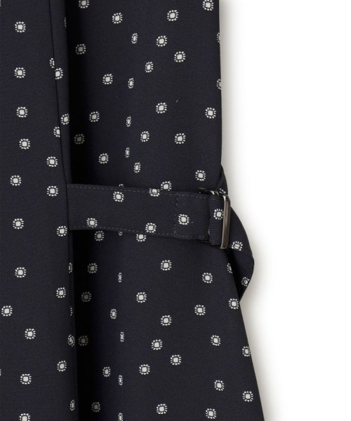 【洗える】バックサテンアムンゼン タイプリント ワンピース バックサテンアムンゼン タイプリント 品番 ブラウス