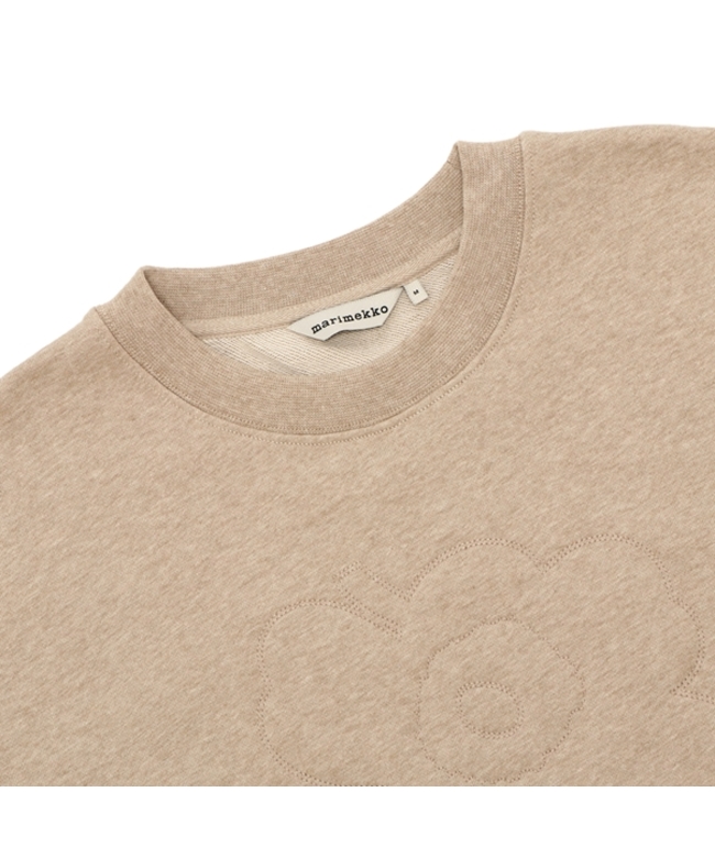 マリメッコ ウニッコトレーナー ベージュ マリメッコ スウェット ウニッコ 花柄 ベージュ レディース M