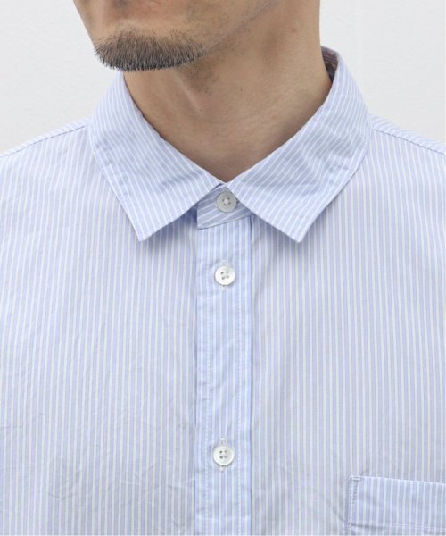 EDIFICE(エディフィス)/【ATON / エイトン】GIZA STRIPE WASHED SHIRT/img05