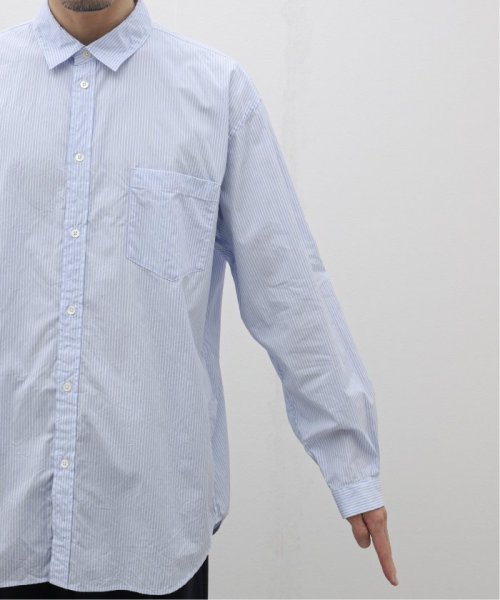 EDIFICE(エディフィス)/【ATON / エイトン】GIZA STRIPE WASHED SHIRT/img07