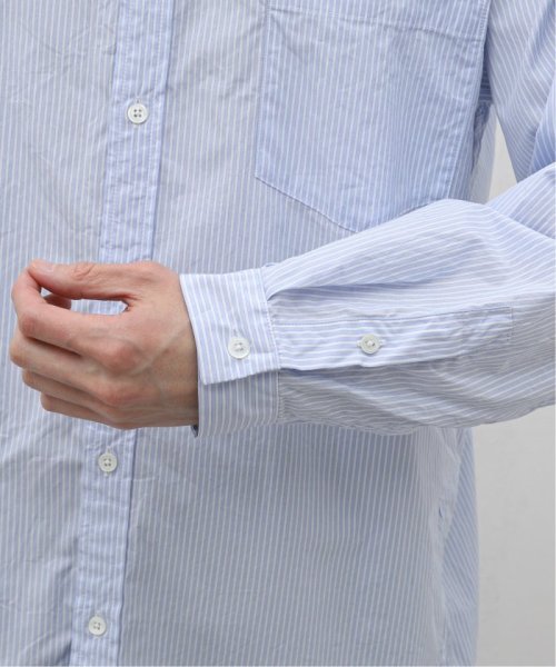 EDIFICE(エディフィス)/【ATON / エイトン】GIZA STRIPE WASHED SHIRT/img08