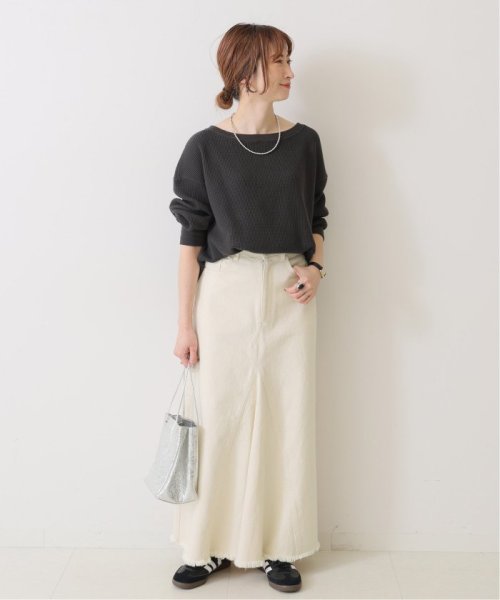 Spick & Span(スピック＆スパン)/【ESLOW / エスロー】 FRONT DRAPE SKIRT/img01