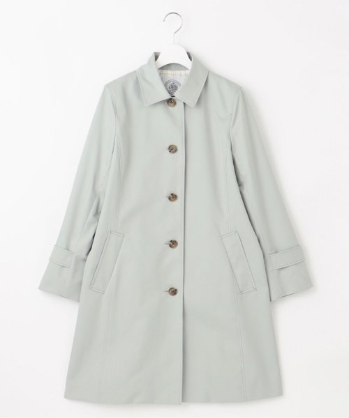 【WEB限定カラーあり・撥水】80/2 T/C ツイル ステンカラー ロングコート 大きいサイズ 小さいサイズ