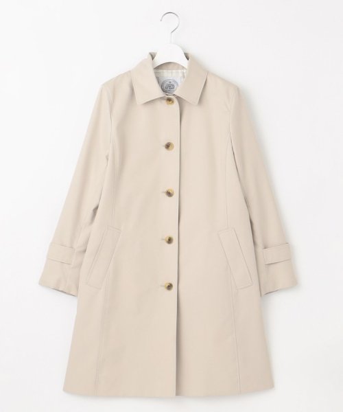 【WEB限定カラーあり・撥水】80/2 T/C ツイル ステンカラー ロングコート 大きいサイズ 小さいサイズ