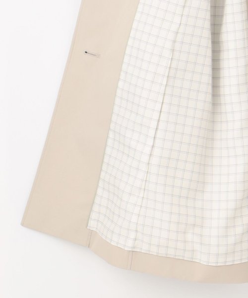 【WEB限定カラーあり・撥水】80/2 T/C ツイル ステンカラー ロングコート 大きいサイズ 小さいサイズ