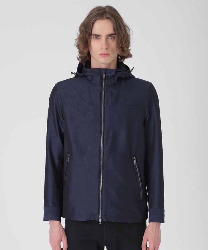 シャンブレーシアサッカーパーカー(505860195)｜HANKYU MEN'S / 阪急メンズ