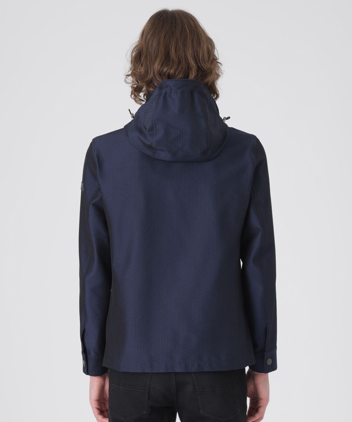 シャンブレーシアサッカーパーカー(505860195)｜HANKYU MEN'S