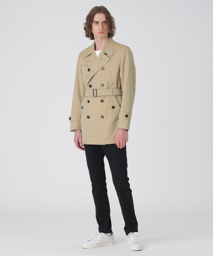 店舗限定】アーバンテクニカルショートトレンチ(505860202)｜HANKYU