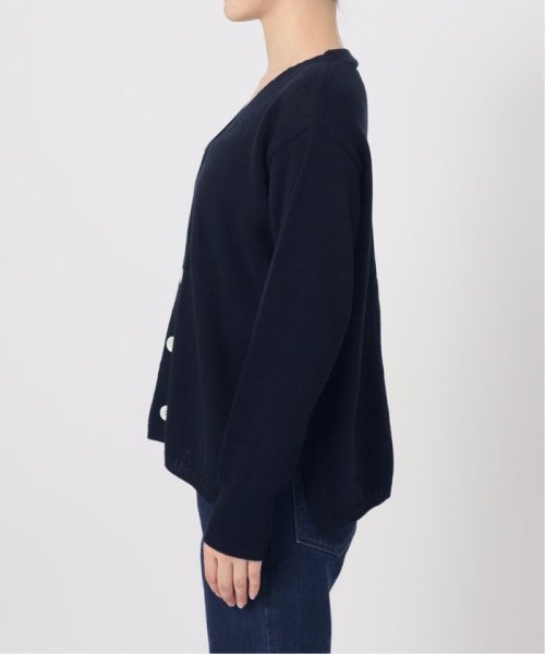 コットンナイロンテープヤーンカーディガン イエロー ベージュ 1/19 2/20 色あせ