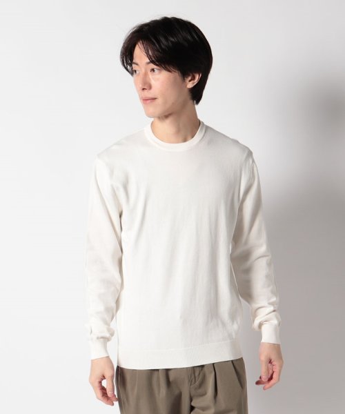 BENETTON (mens)(ベネトン（メンズ）)/コットン100％無地クルーネック長袖ニットセーターC/img22