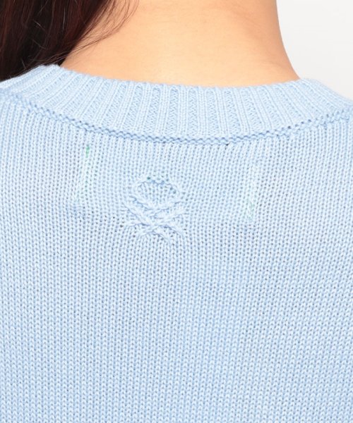 コットン100％クルーネック馬柄長袖ニットセーター 人気・おすすめ｜使いやすい・旅行におすすめ 品質保証 全国発送 正規品・日本国内発送・安心保証付き