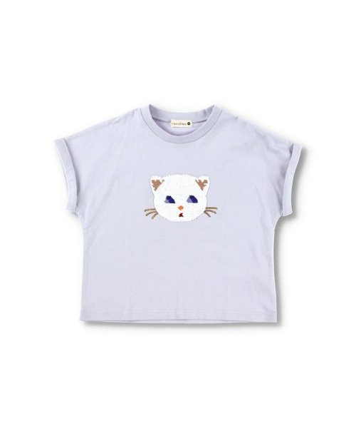 BRANSHES(ブランシェス)/【Cat’s ISSUE】スパンコール半袖Tシャツ/img04