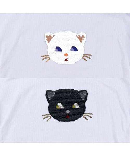 BRANSHES(ブランシェス)/【Cat’s ISSUE】スパンコール半袖Tシャツ/img06