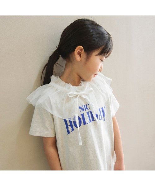 BRANSHES(ブランシェス)/【WEB限定/DRC/お肌に嬉しい綿100％】グラフィック半袖Tシャツ+チュールマルチフリルセット/img23