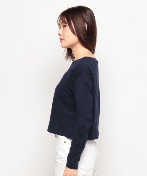 BENETTON (women)(ベネトン（レディース）)/ボートネックドロップショルダー長袖Tシャツ・カットソー/img23