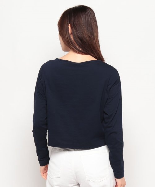 BENETTON (women)(ベネトン（レディース）)/ボートネックドロップショルダー長袖Tシャツ・カットソー/img24