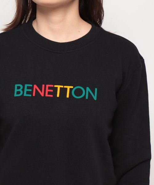 BENETTON (women)(ベネトン（レディース）)/フロントプリントクルーネックスウェット・トレーナー/img16