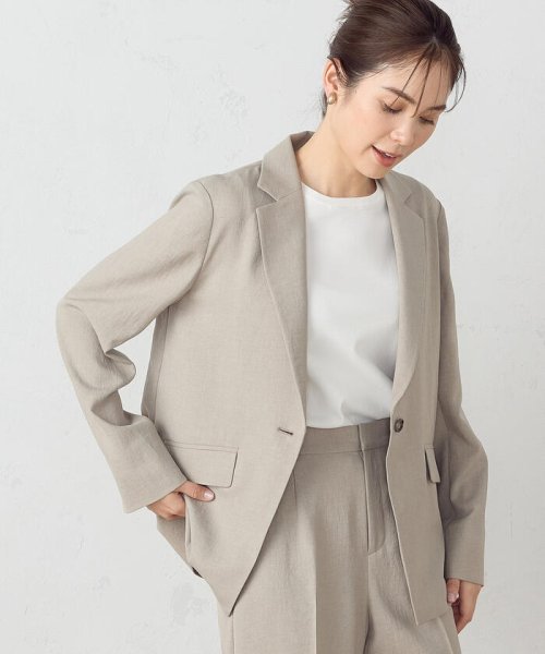 【 UVカット・吸水速乾・接触冷感】kireri ストレッチドライツイル テーラードジャケット UVカット 接触冷感 B79 W59 H87