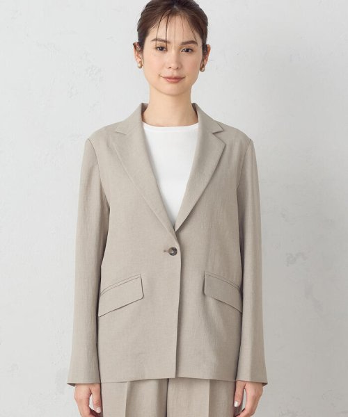 【 UVカット・吸水速乾・接触冷感】kireri ストレッチドライツイル テーラードジャケット UVカット 接触冷感 B79 W59 H87