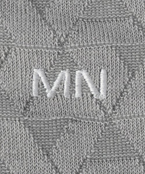 MONSIEUR NICOLE(ムッシュニコル)/リンクス柄 クル－ロゴ刺繍ソックス/img02